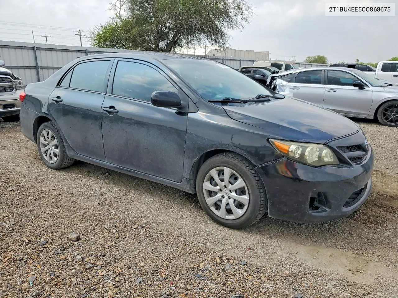 2012 TOYOTA COROLLA VIN 2T1BU4EE5CC868675 — фото 4