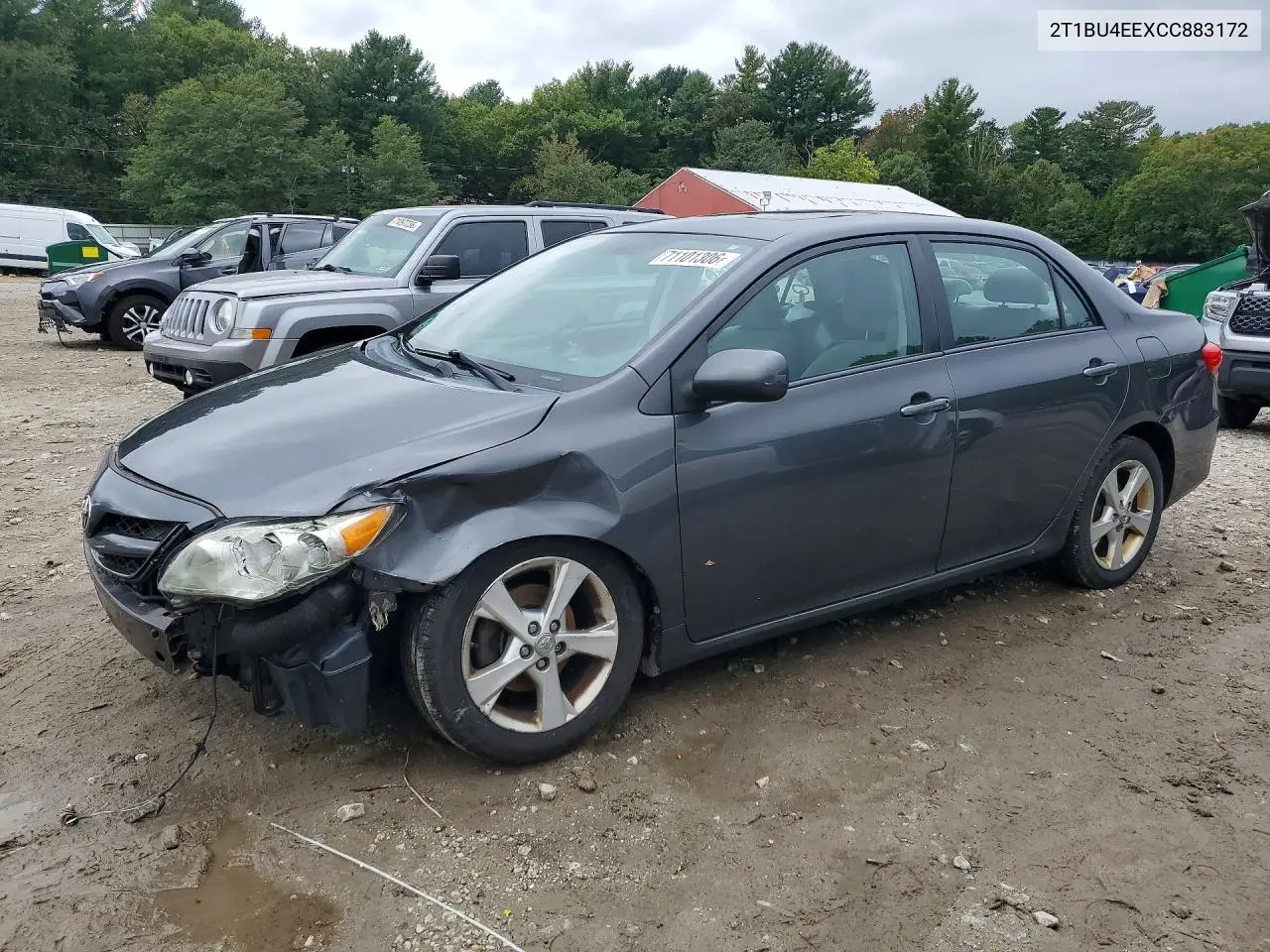 TOYOTA COROLLA 2012, VIN 2T1BU4EEXCC883172