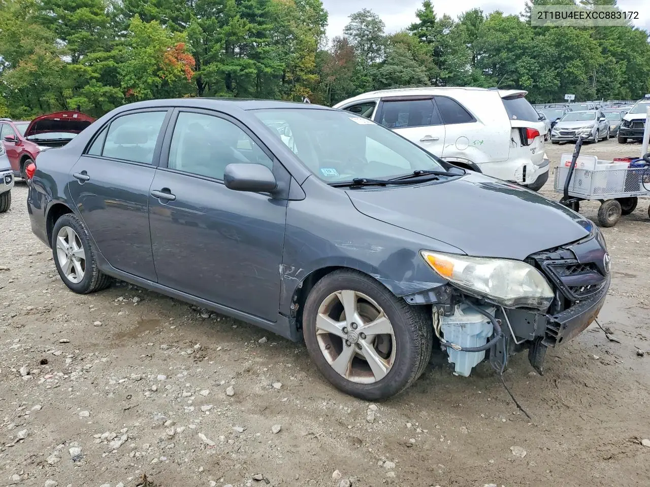 2012 TOYOTA COROLLA VIN 2T1BU4EEXCC883172 — фото 4