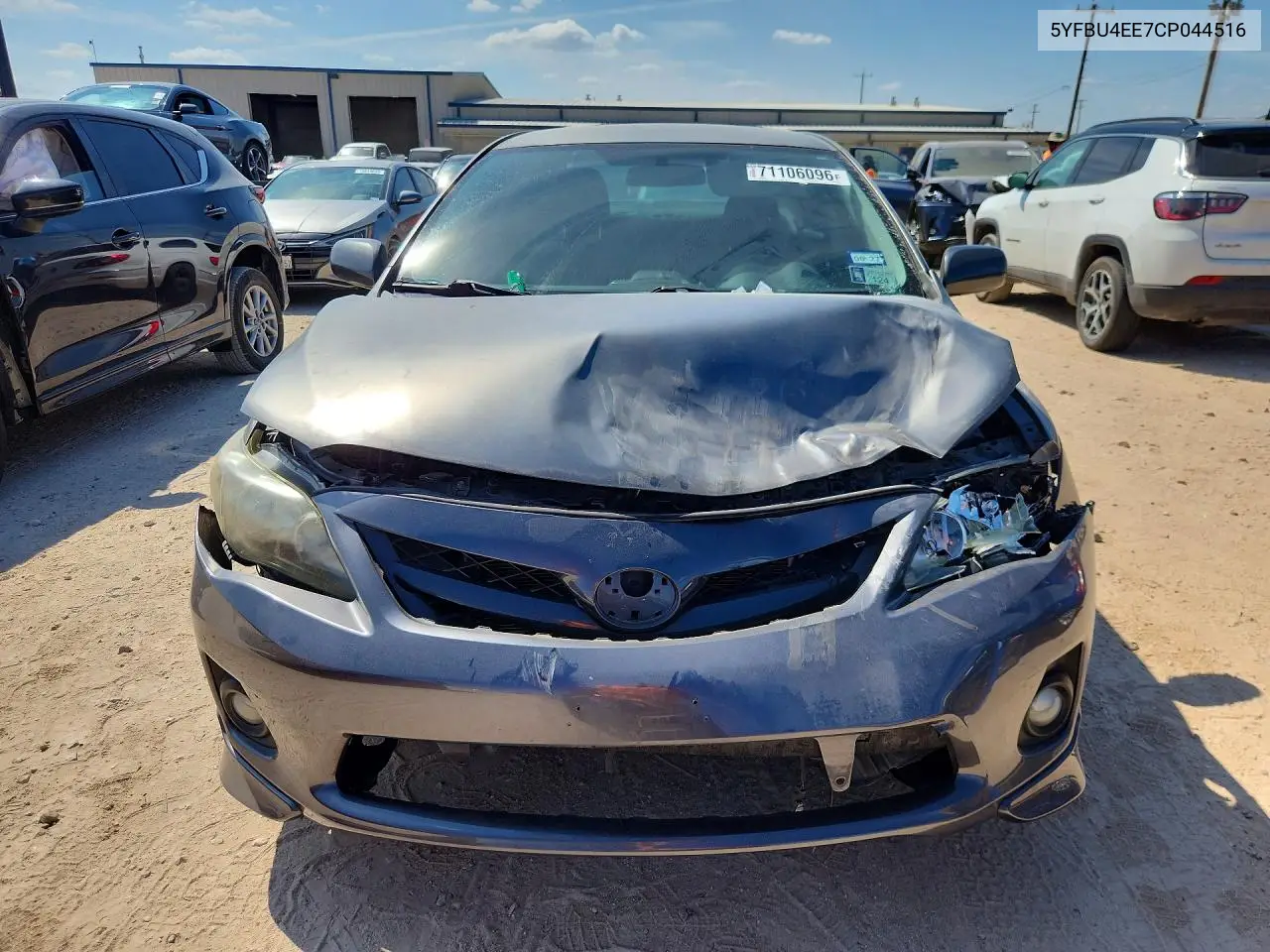 2012 TOYOTA COROLLA VIN 5YFBU4EE7CP044516 — фото 5