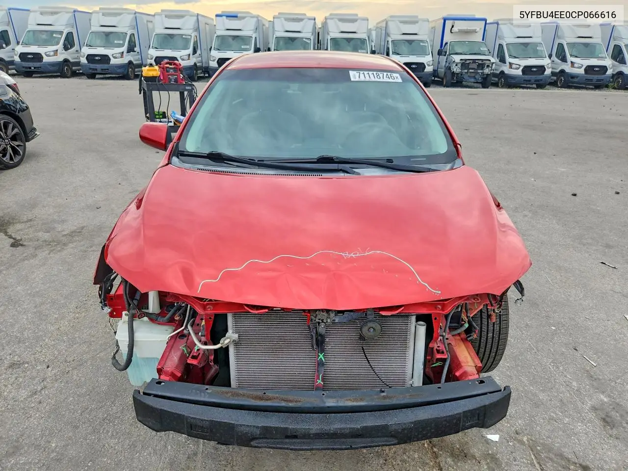 2012 TOYOTA COROLLA VIN 5YFBU4EE0CP066616 — фото 5