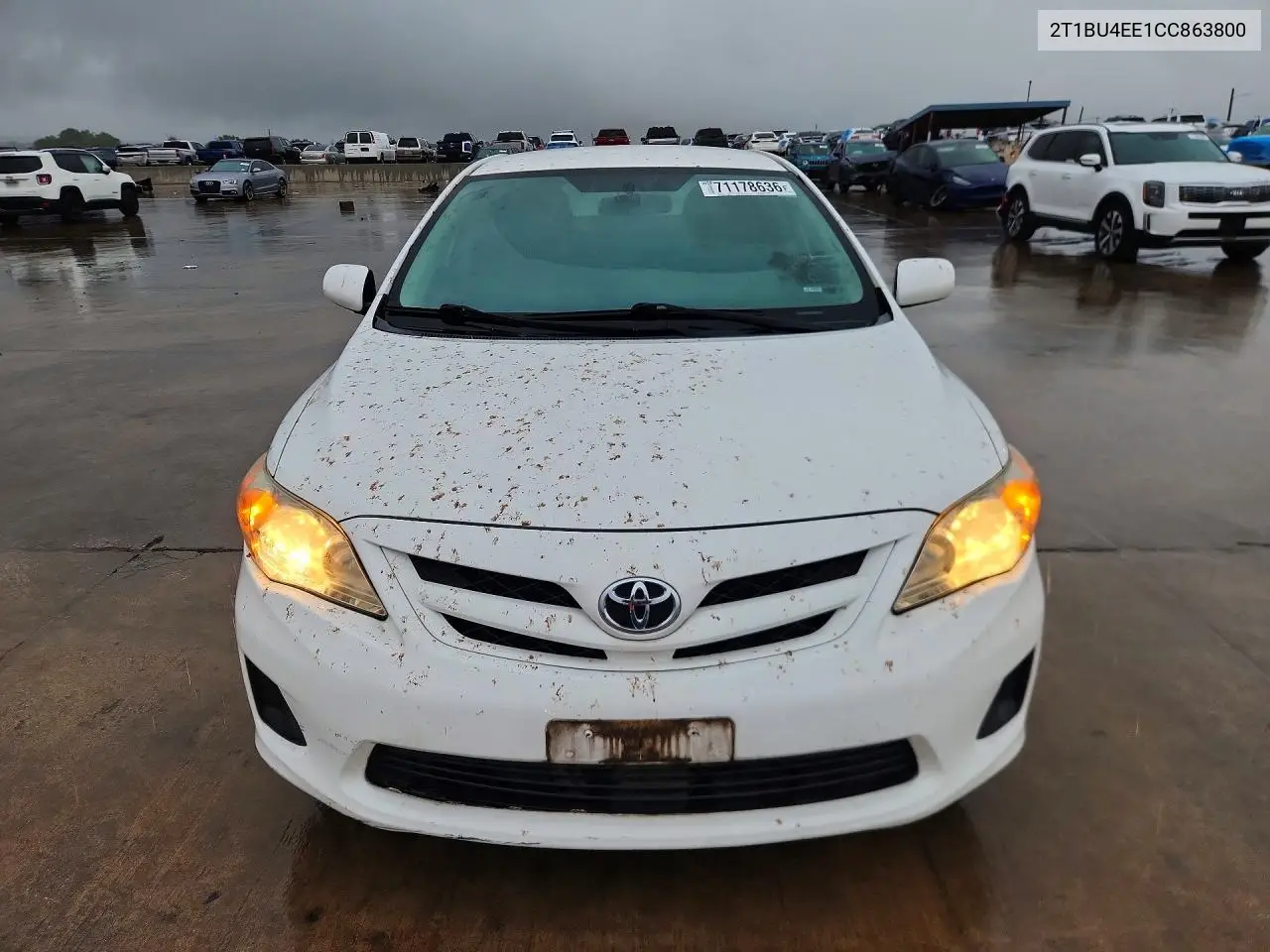 2012 TOYOTA COROLLA VIN 2T1BU4EE1CC863800 — фото 5