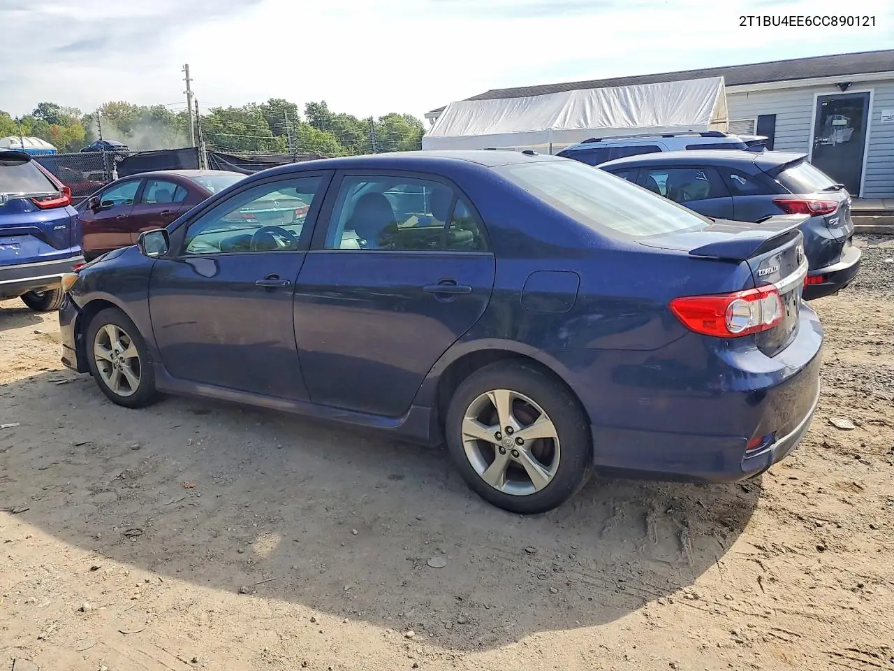 2012 TOYOTA COROLLA VIN 2T1BU4EE6CC890121 — фото 2