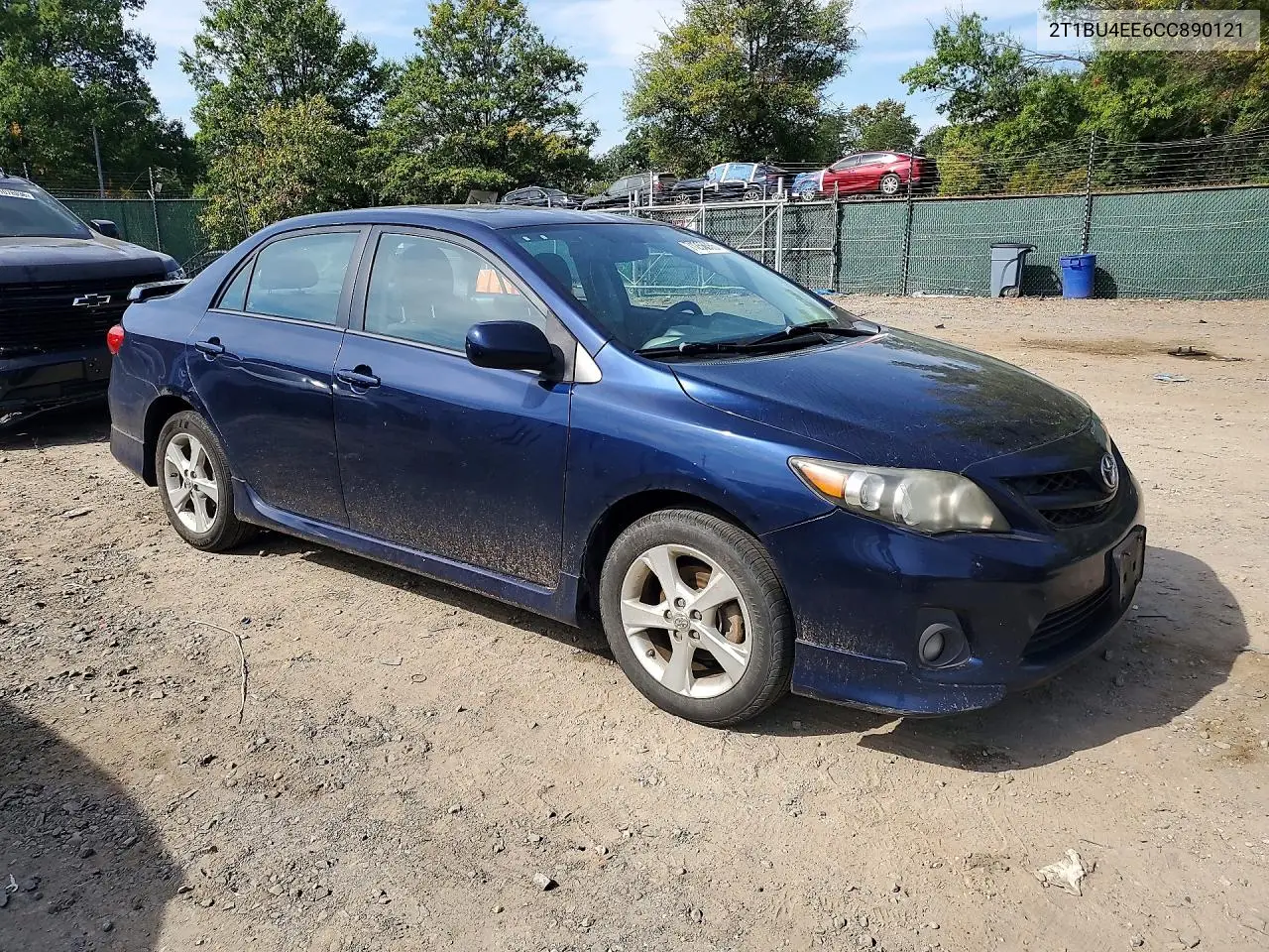 2012 TOYOTA COROLLA VIN 2T1BU4EE6CC890121 — фото 4