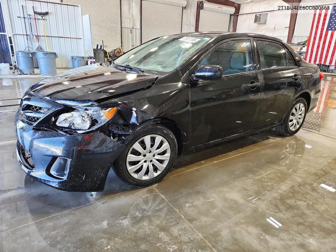 TOYOTA COROLLA 2012, VIN 2T1BU4EE6CC800563