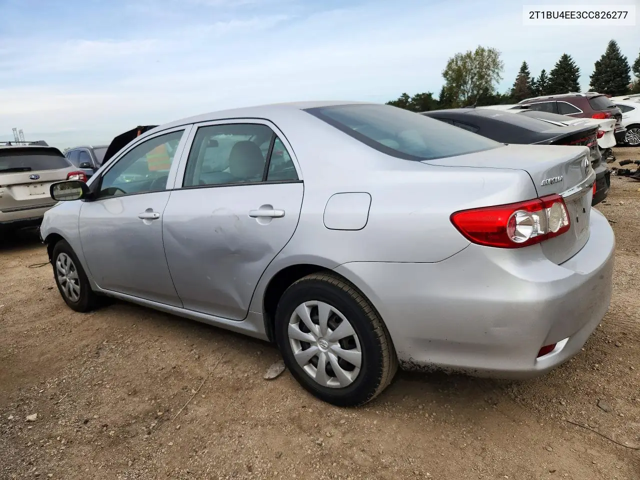 2012 TOYOTA COROLLA VIN 2T1BU4EE3CC826277 — фото 2