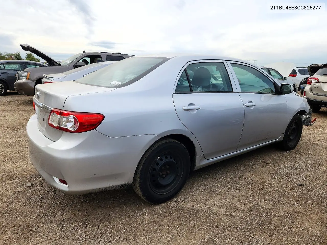 2012 TOYOTA COROLLA VIN 2T1BU4EE3CC826277 — фото 3
