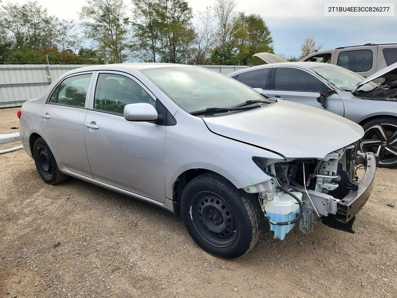 2012 TOYOTA COROLLA VIN 2T1BU4EE3CC826277 — фото 4