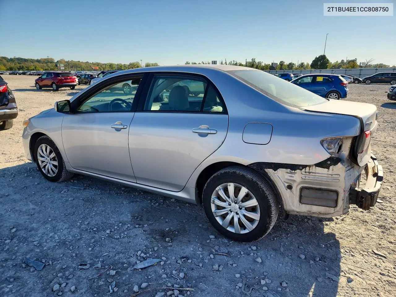 2012 TOYOTA COROLLA VIN 2T1BU4EE1CC808750 — фото 2