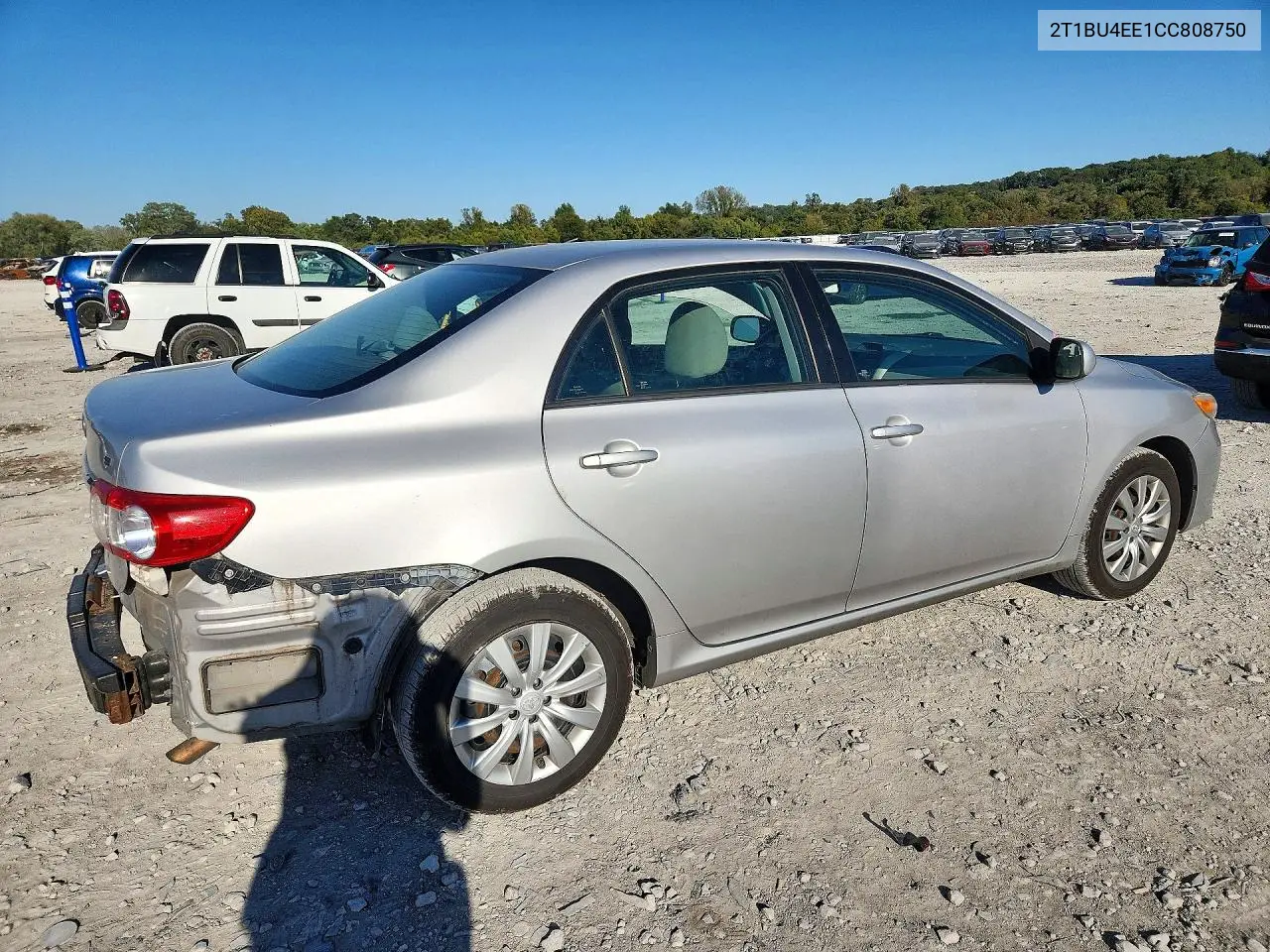 2012 TOYOTA COROLLA VIN 2T1BU4EE1CC808750 — фото 3