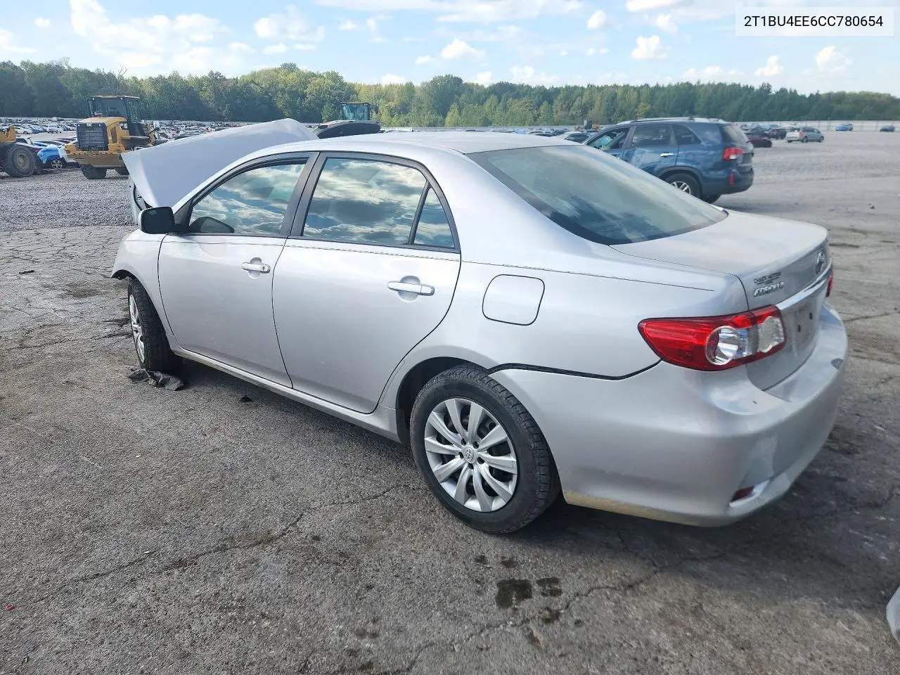 2012 TOYOTA COROLLA VIN 2T1BU4EE6CC780654 — фото 2