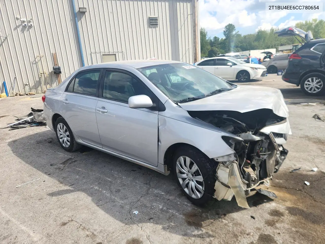2012 TOYOTA COROLLA VIN 2T1BU4EE6CC780654 — фото 4