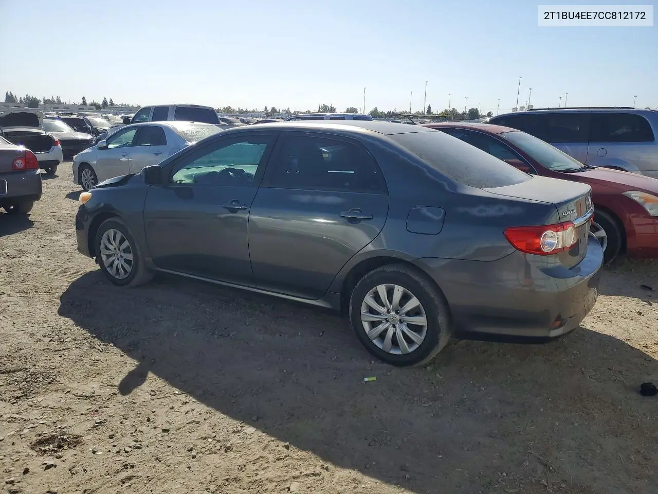 2012 TOYOTA COROLLA VIN 2T1BU4EE7CC812172 — фото 2