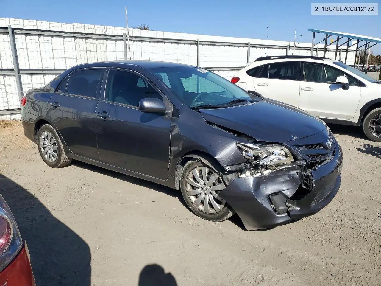 2012 TOYOTA COROLLA VIN 2T1BU4EE7CC812172 — фото 4