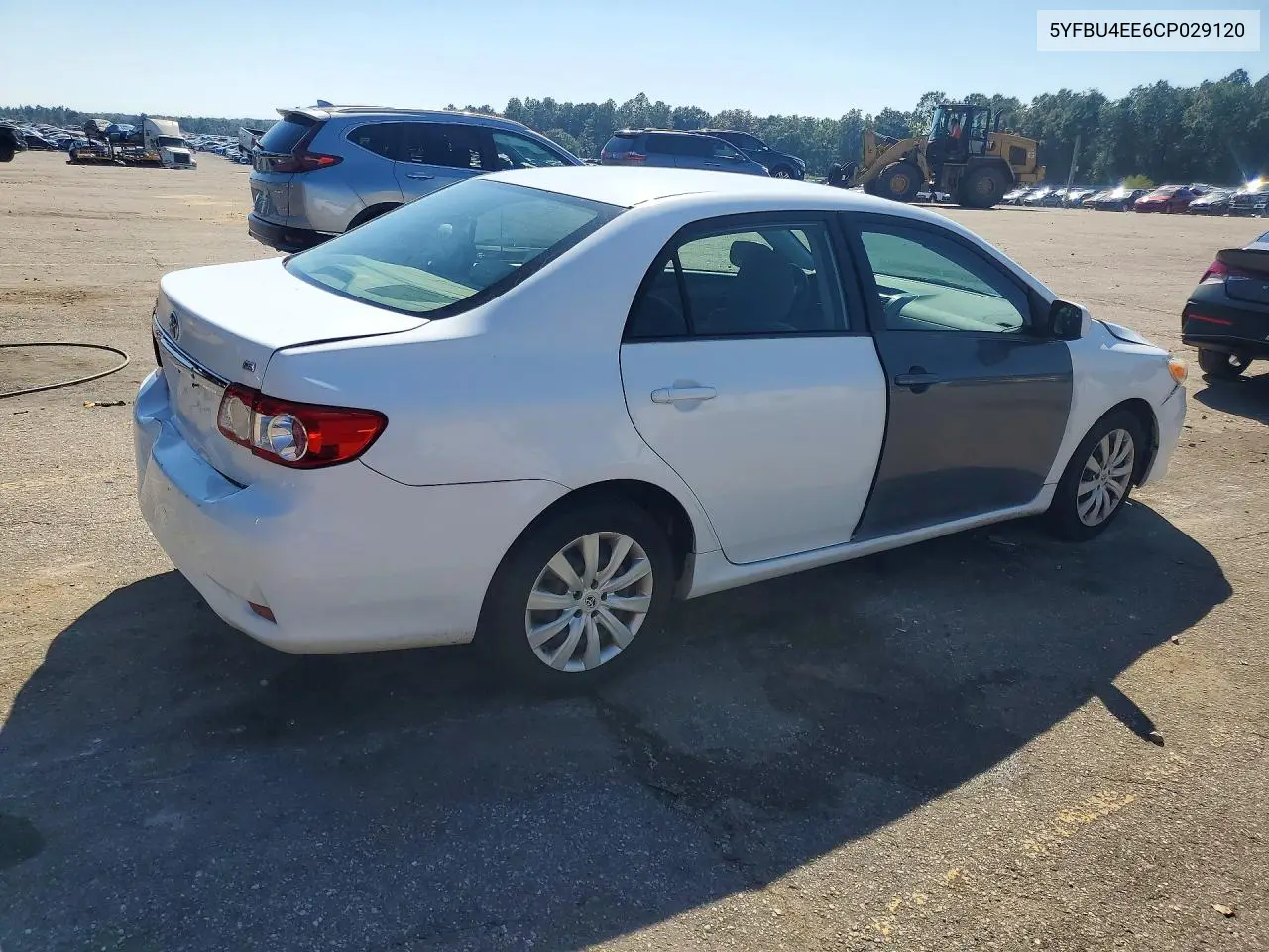 2012 TOYOTA COROLLA VIN 5YFBU4EE6CP029120 — фото 3