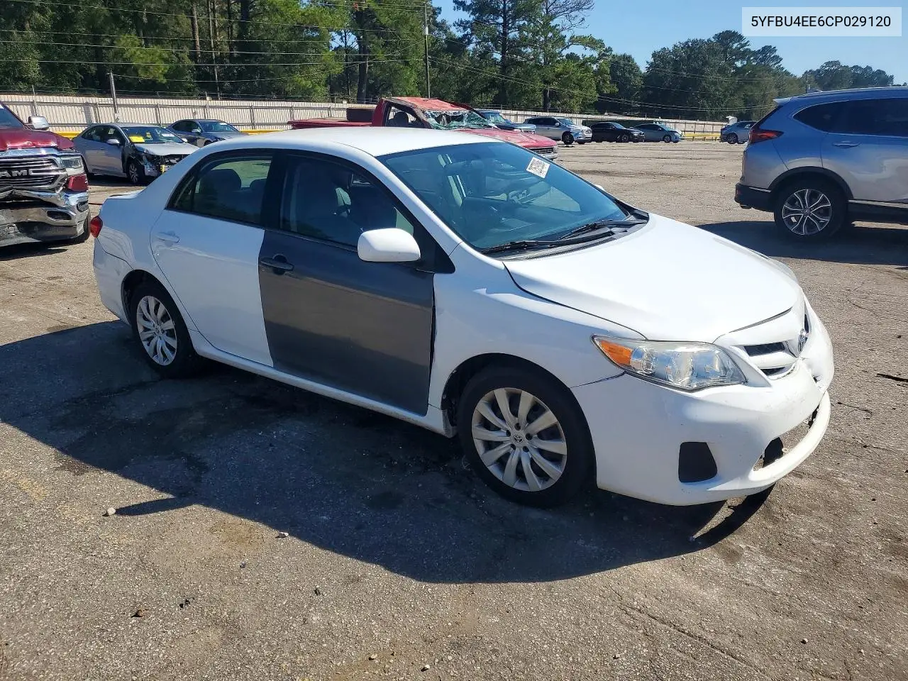 2012 TOYOTA COROLLA VIN 5YFBU4EE6CP029120 — фото 4