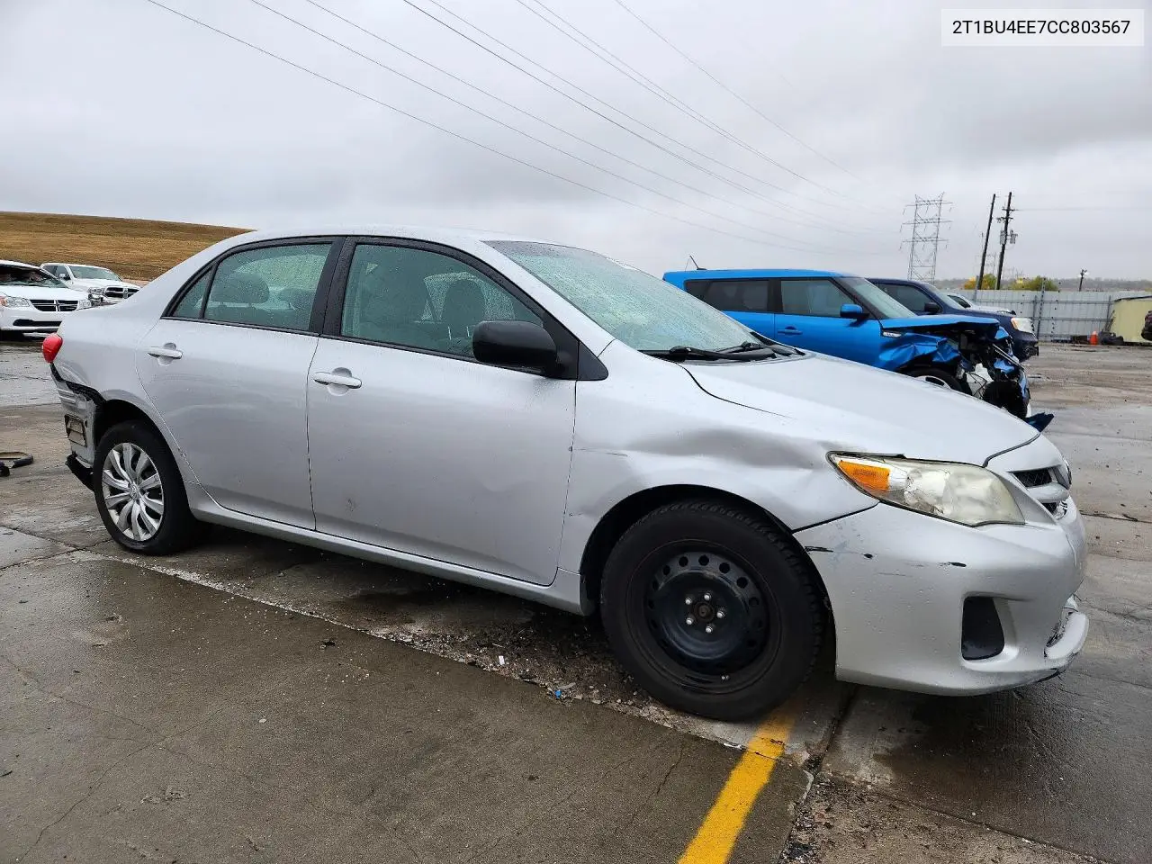 2012 TOYOTA COROLLA VIN 2T1BU4EE7CC803567 — фото 4