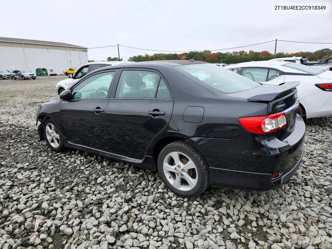 2012 TOYOTA COROLLA VIN 2T1BU4EE2CC918349 — фото 2