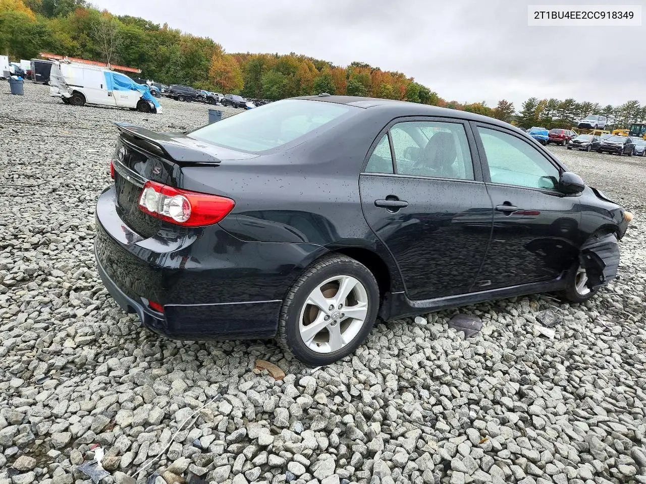 2012 TOYOTA COROLLA VIN 2T1BU4EE2CC918349 — фото 3