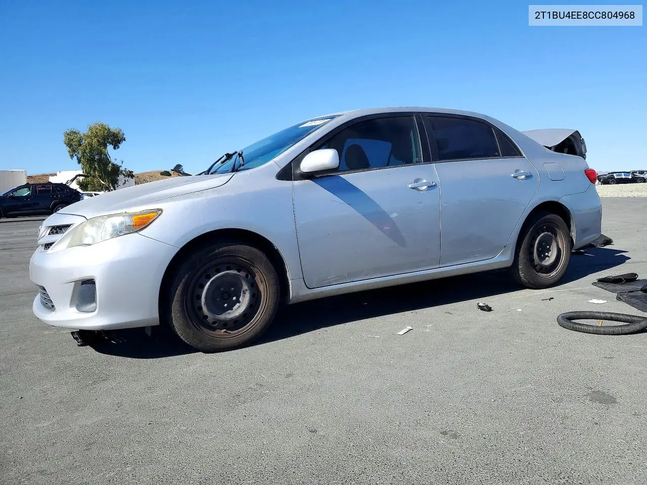 TOYOTA COROLLA 2012, VIN 2T1BU4EE8CC804968