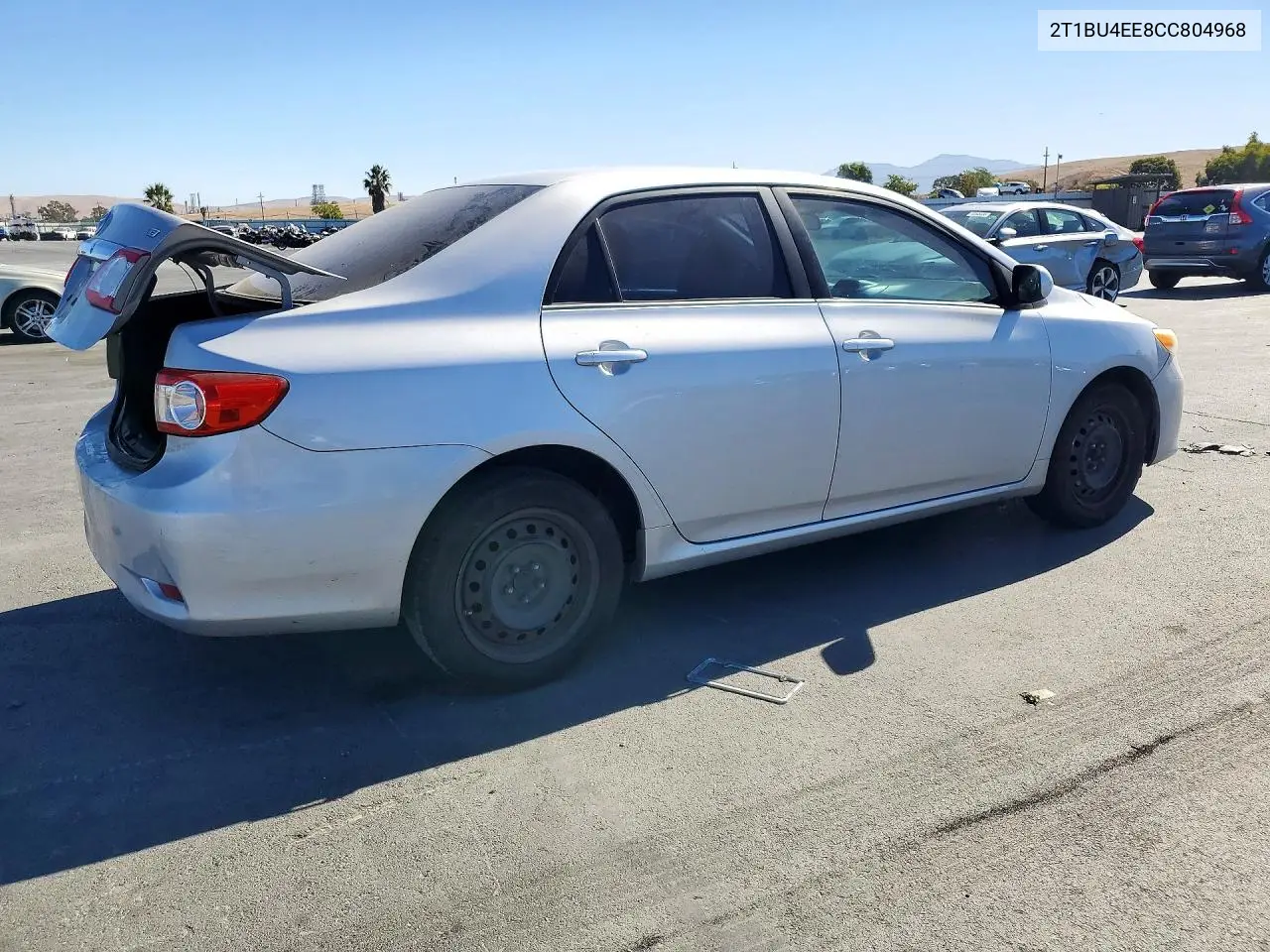 2012 TOYOTA COROLLA VIN 2T1BU4EE8CC804968 — фото 3