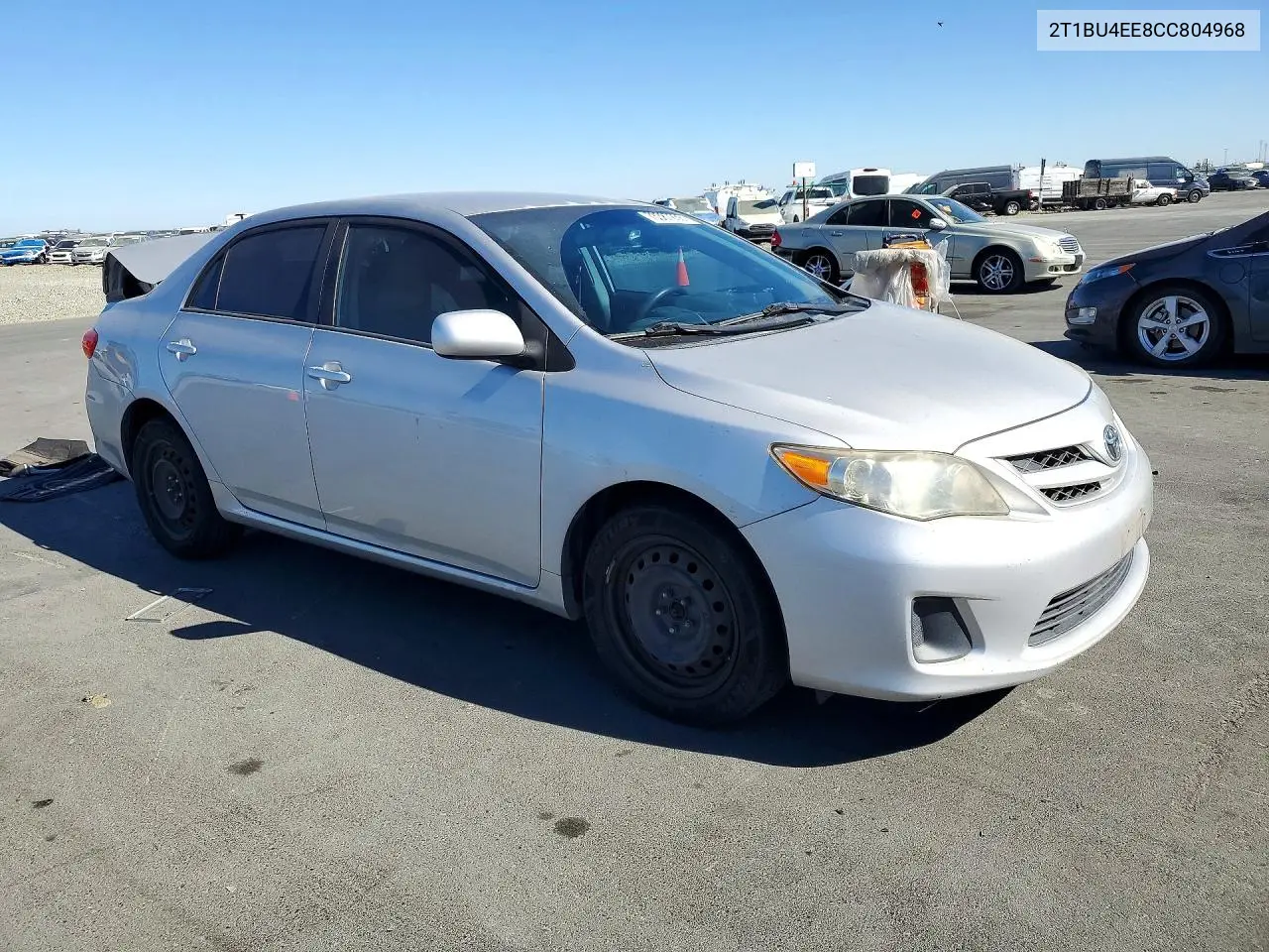 2012 TOYOTA COROLLA VIN 2T1BU4EE8CC804968 — фото 4