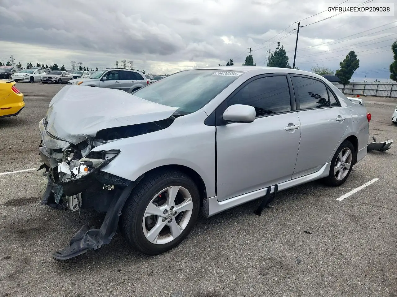 TOYOTA COROLLA 2013, VIN 5YFBU4EEXDP209038