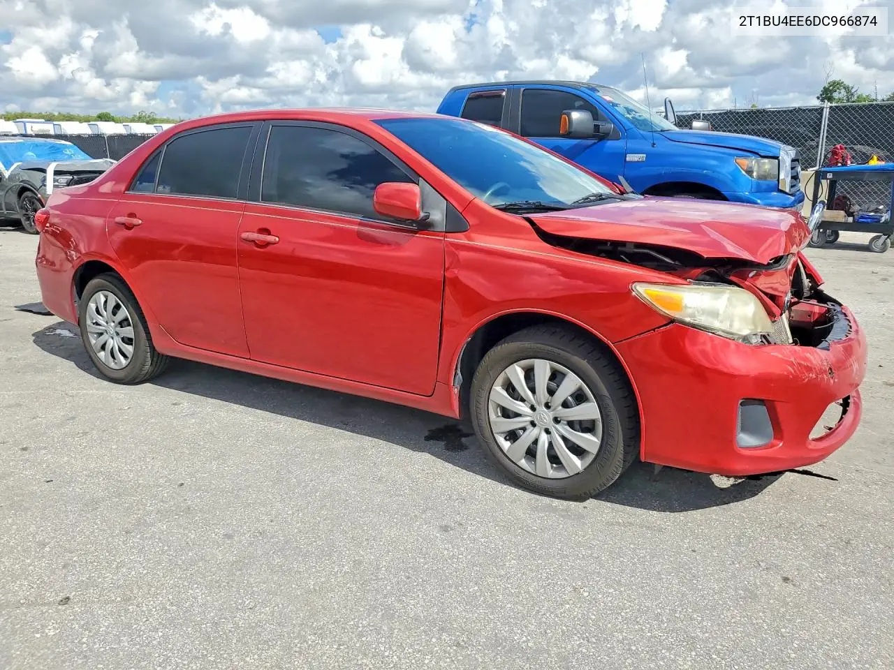 2013 TOYOTA COROLLA VIN 2T1BU4EE6DC966874 — фото 4