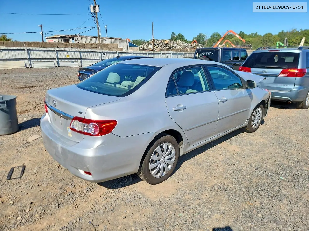 2013 TOYOTA COROLLA VIN 2T1BU4EE9DC940754 — фото 3