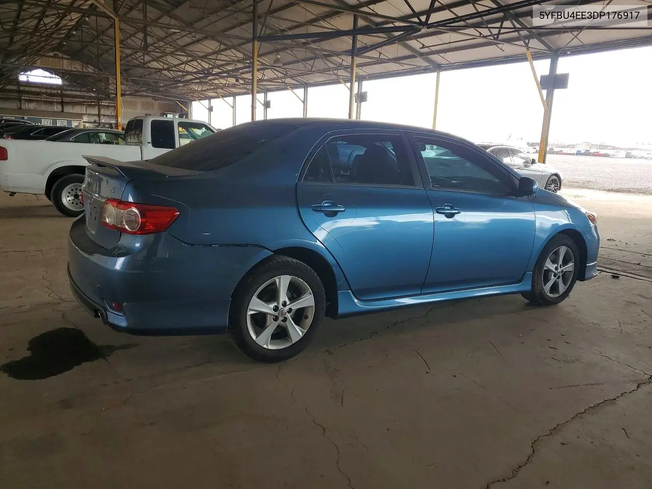 2013 TOYOTA COROLLA VIN 5YFBU4EE3DP176917 — фото 3