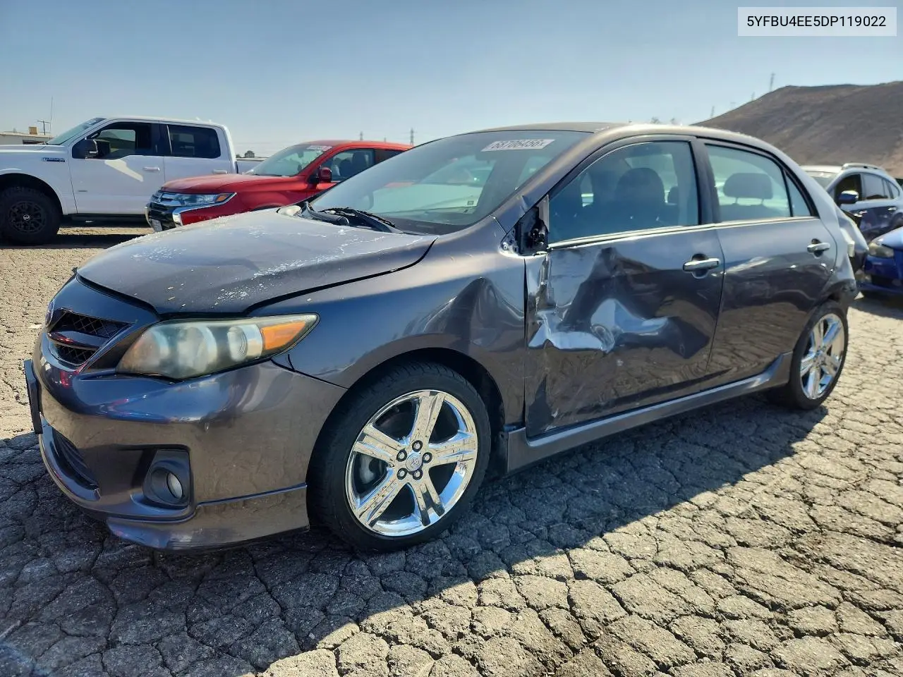 TOYOTA COROLLA 2013, VIN 5YFBU4EE5DP119022