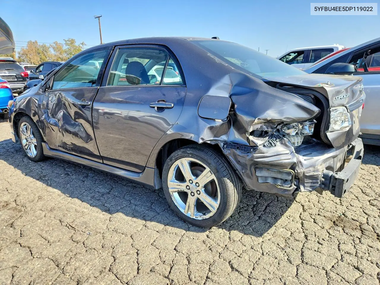 2013 TOYOTA COROLLA VIN 5YFBU4EE5DP119022 — фото 2