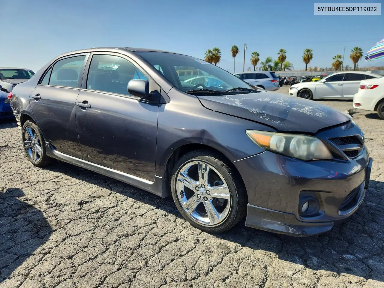 2013 TOYOTA COROLLA VIN 5YFBU4EE5DP119022 — фото 4
