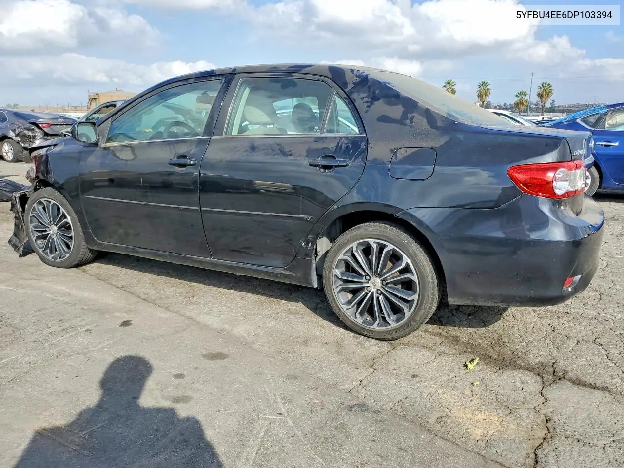 2013 TOYOTA COROLLA VIN 5YFBU4EE6DP103394 — фото 2