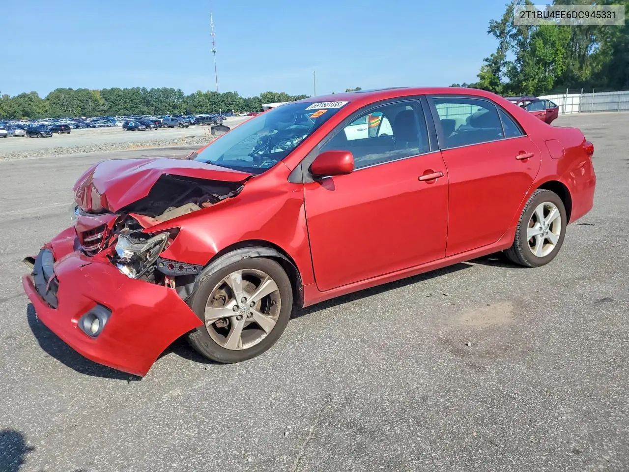 TOYOTA COROLLA 2013, VIN 2T1BU4EE6DC945331