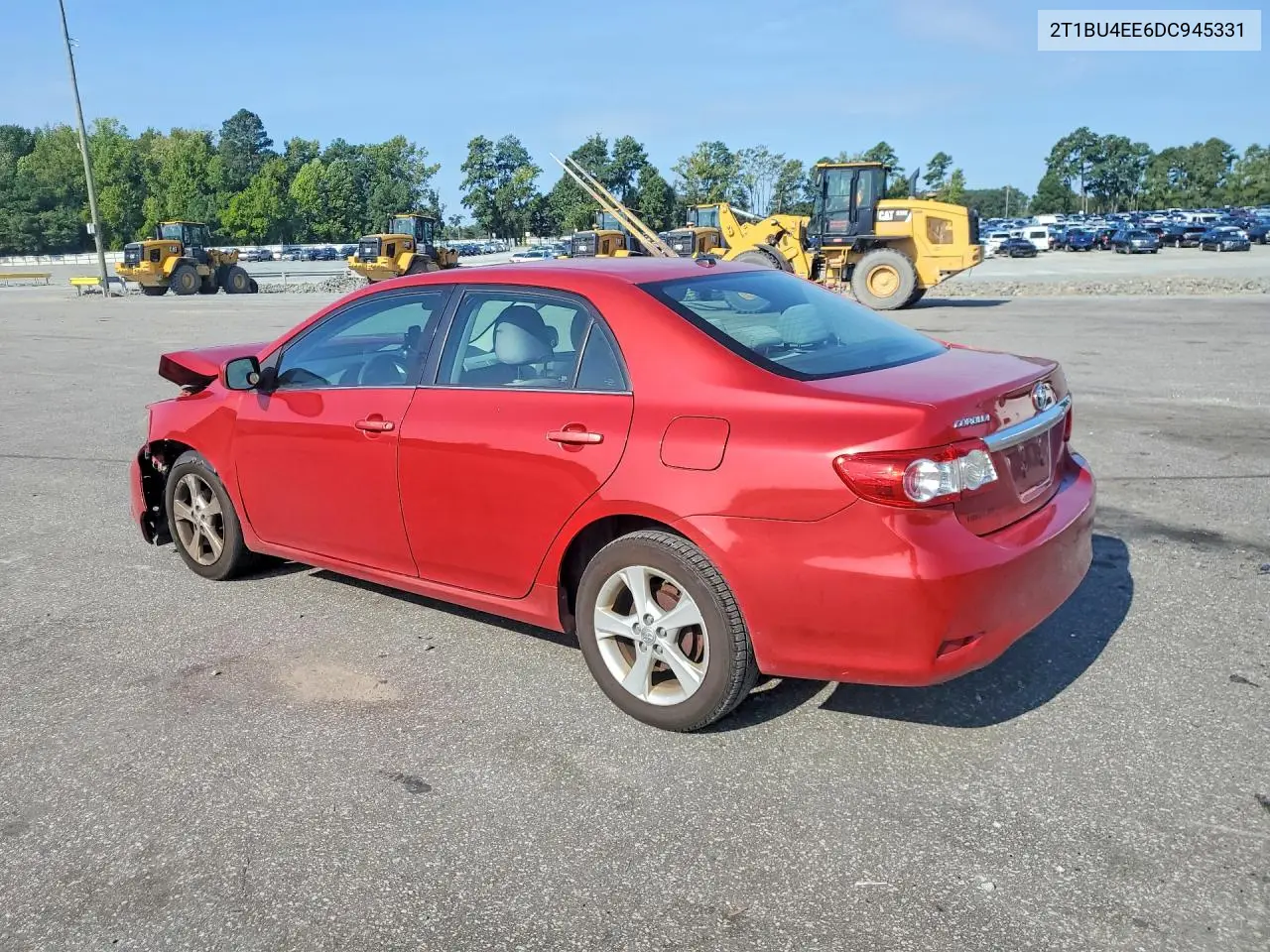 2013 TOYOTA COROLLA VIN 2T1BU4EE6DC945331 — фото 2