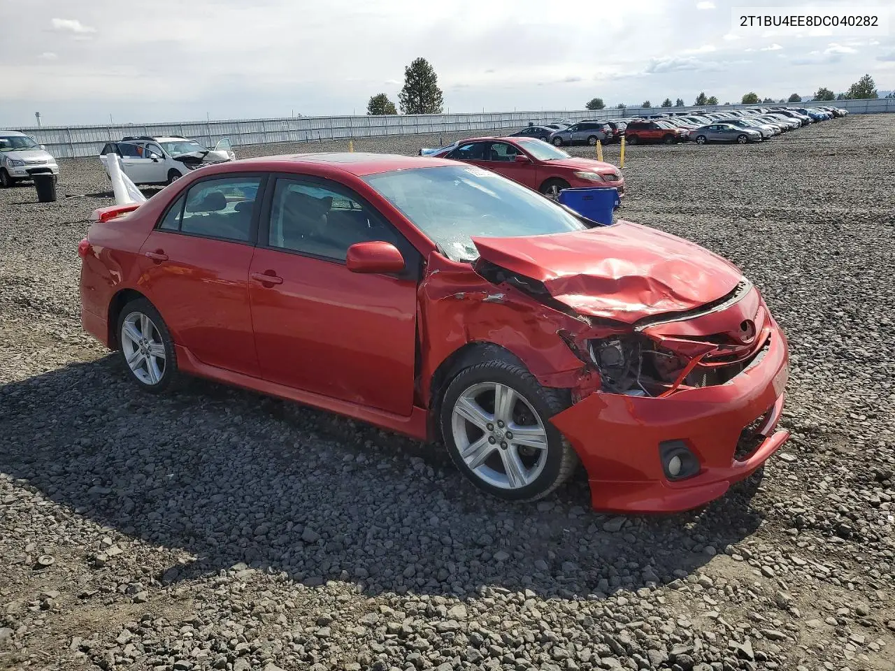 2013 TOYOTA COROLLA VIN 2T1BU4EE8DC040282 — фото 4