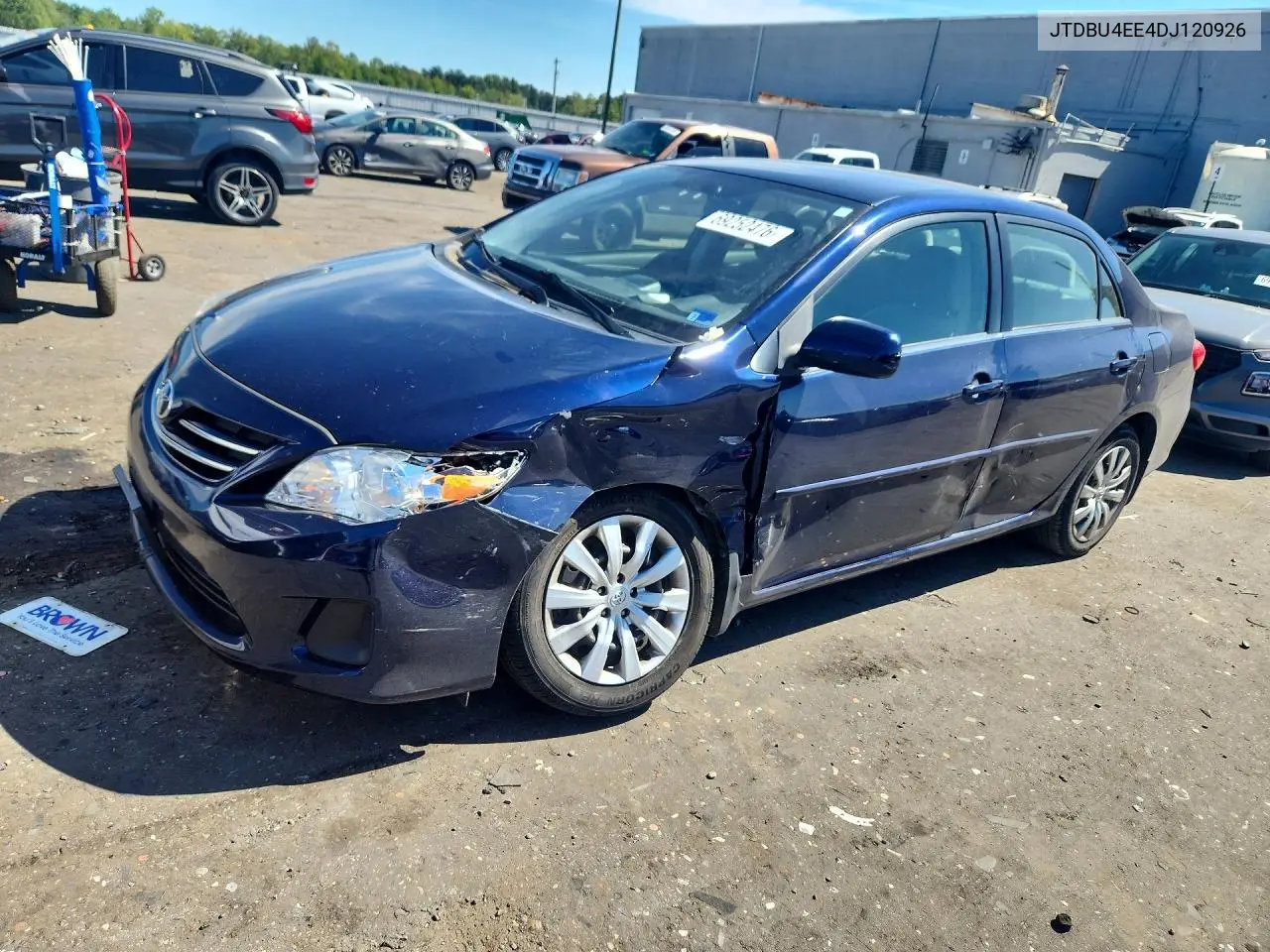 TOYOTA COROLLA 2013, VIN JTDBU4EE4DJ120926