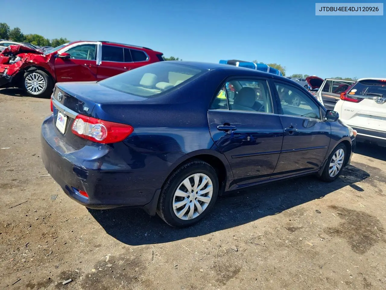 2013 TOYOTA COROLLA VIN JTDBU4EE4DJ120926 — фото 3