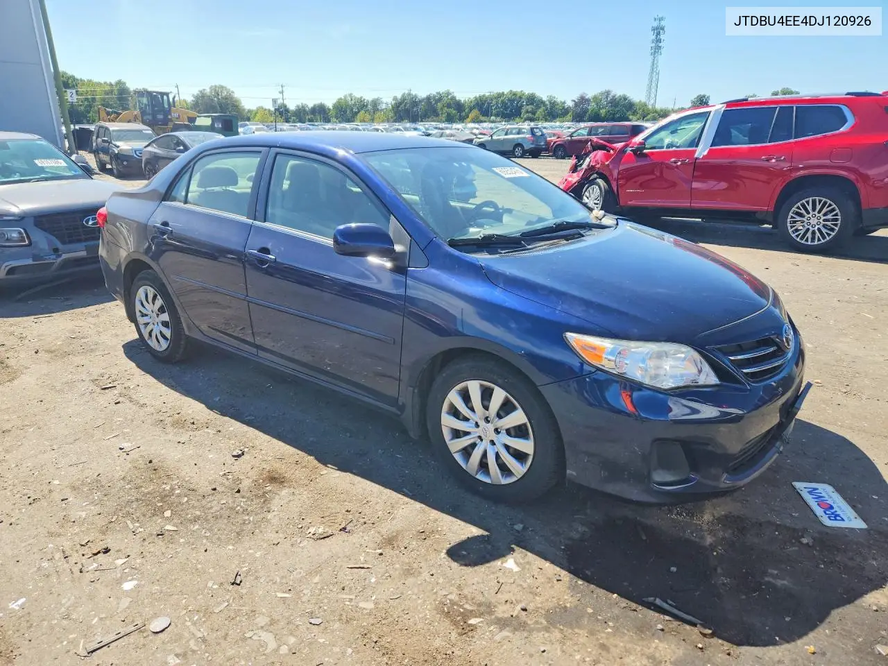 2013 TOYOTA COROLLA VIN JTDBU4EE4DJ120926 — фото 4