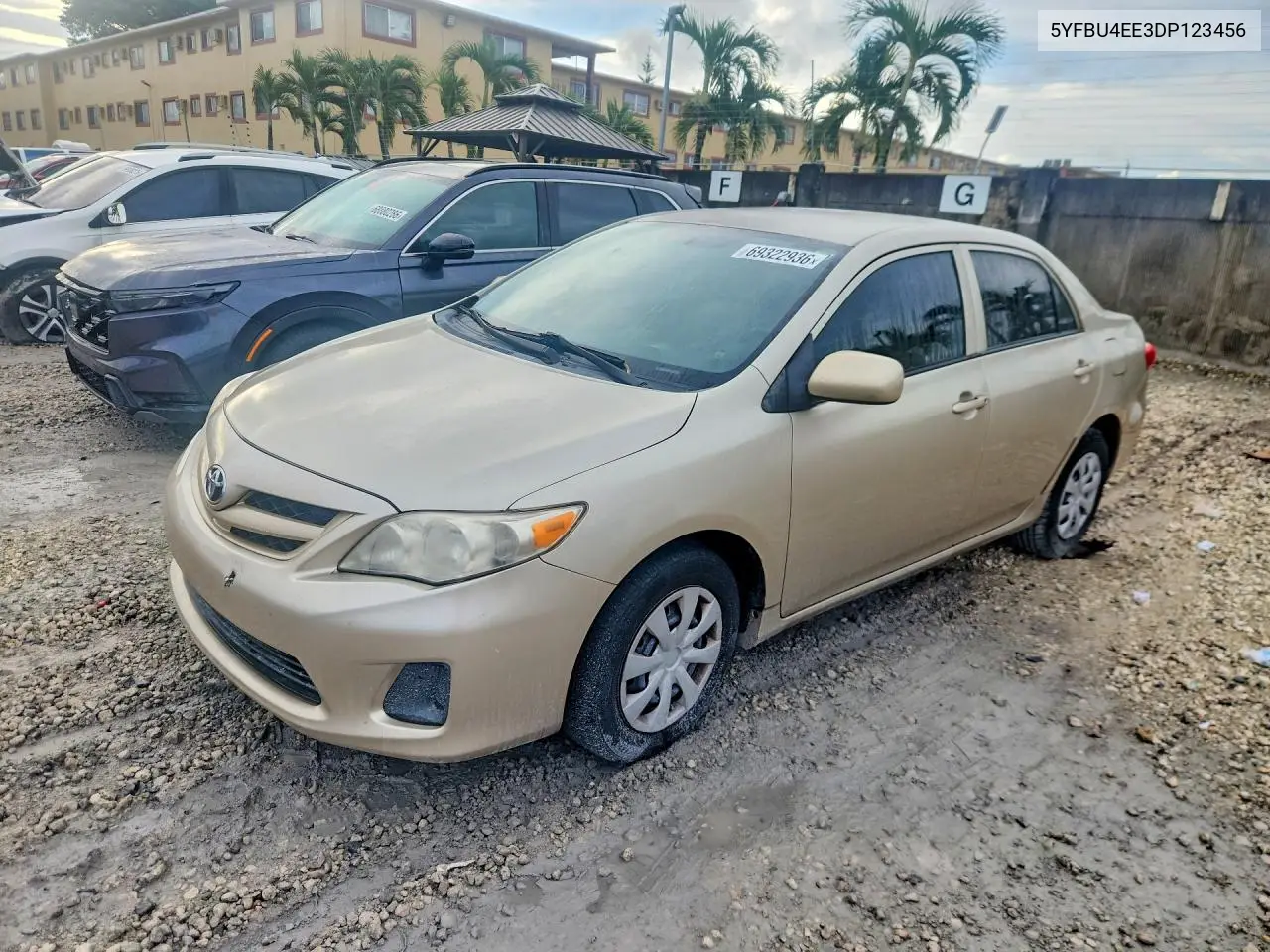 TOYOTA COROLLA 2013, VIN 5YFBU4EE3DP179686