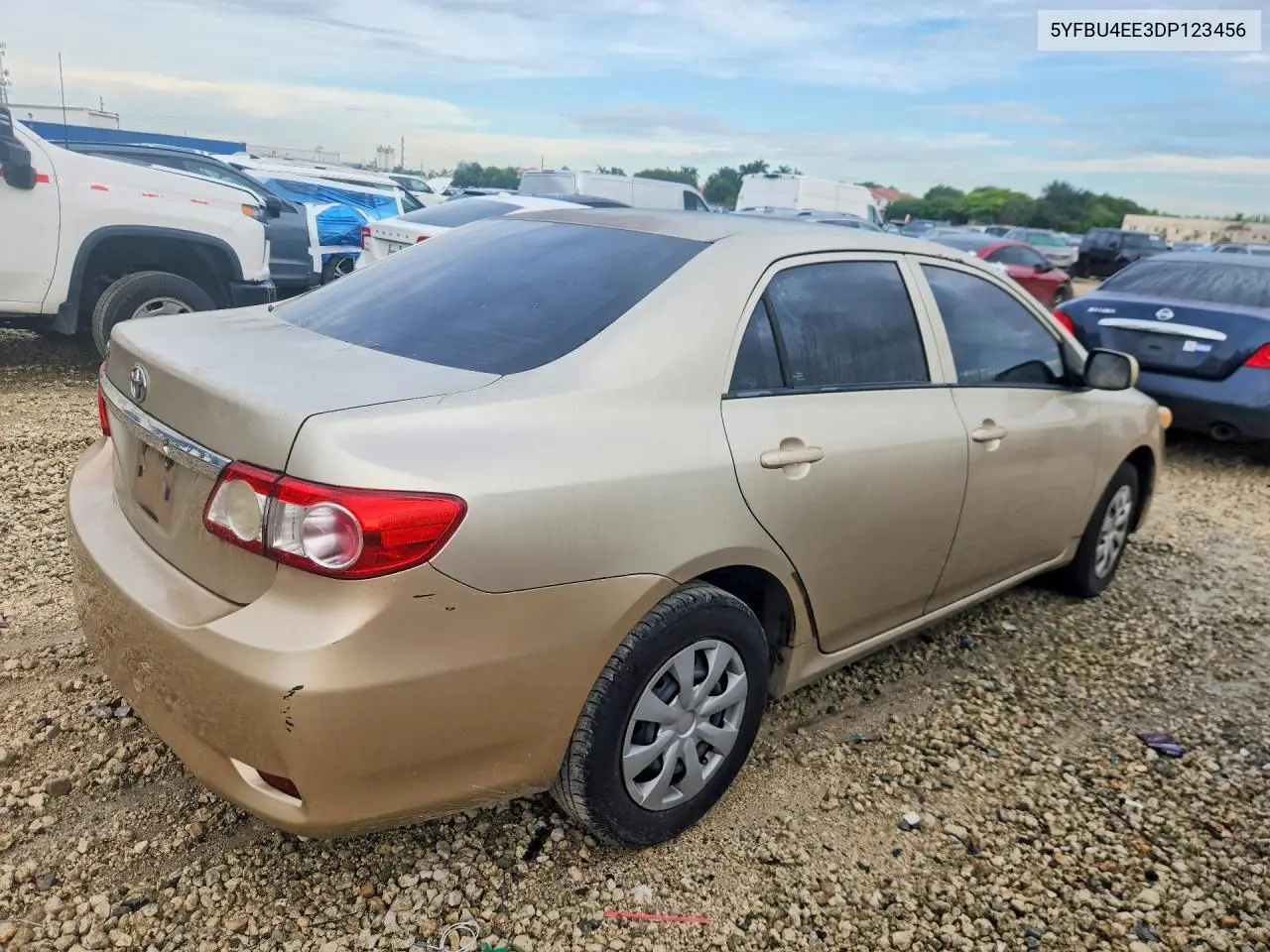 2013 TOYOTA COROLLA VIN 5YFBU4EE3DP179686 — фото 3