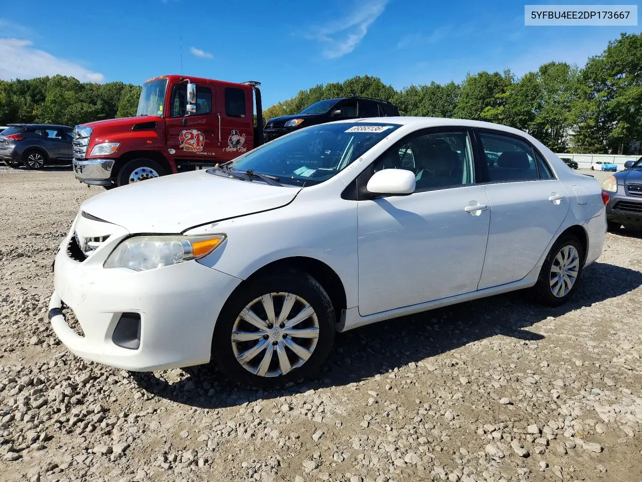 TOYOTA COROLLA 2013, VIN 5YFBU4EE2DP173667