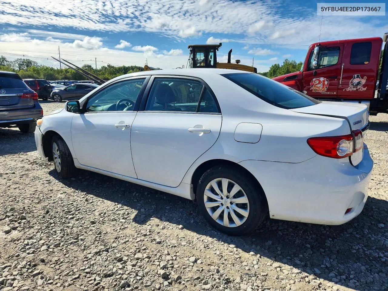 2013 TOYOTA COROLLA VIN 5YFBU4EE2DP173667 — фото 2