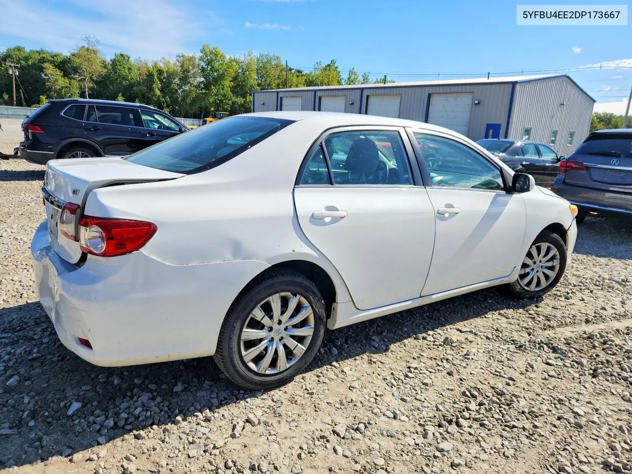 2013 TOYOTA COROLLA VIN 5YFBU4EE2DP173667 — фото 3