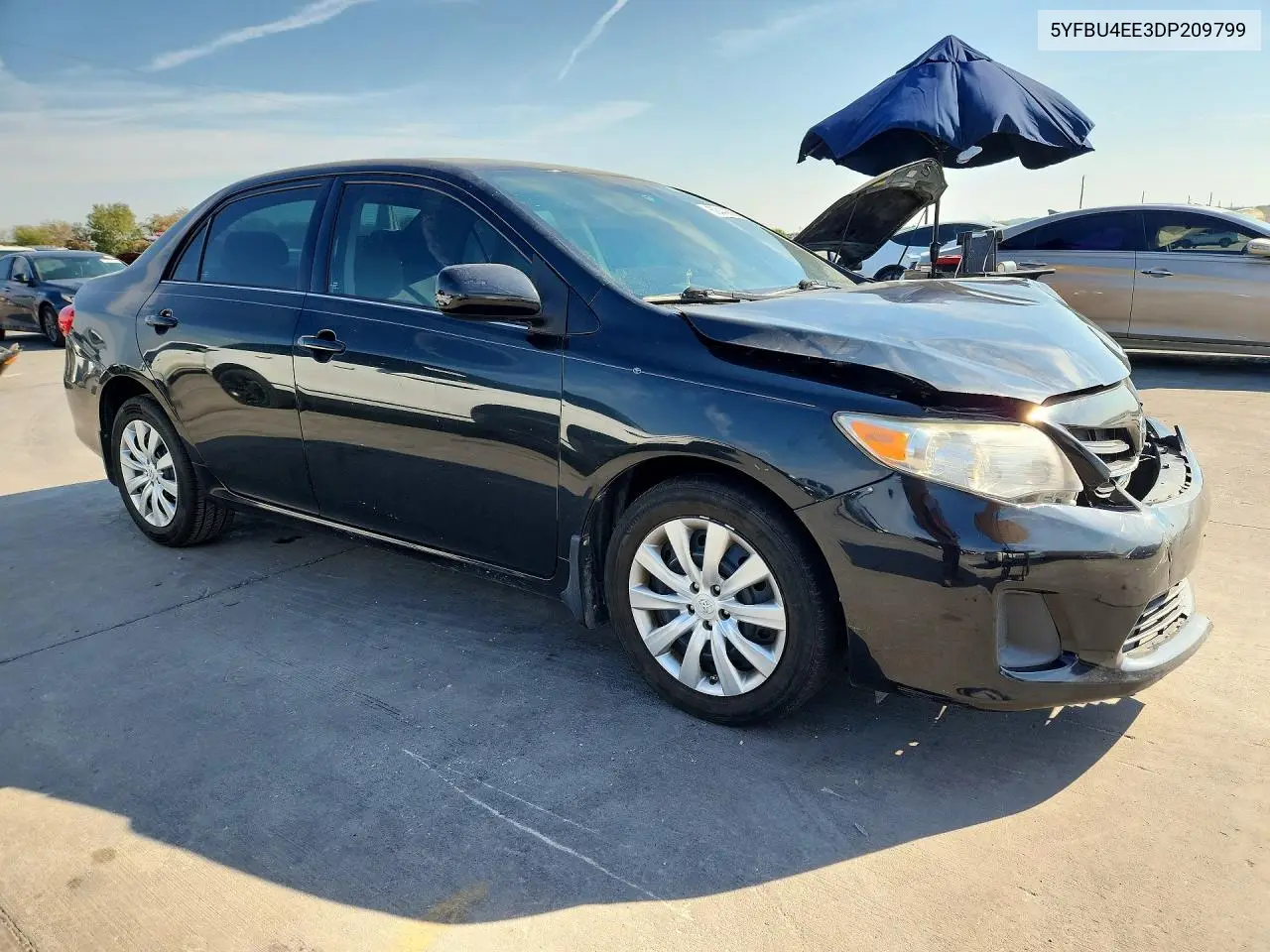 2013 TOYOTA COROLLA VIN 5YFBU4EE3DP209799 — фото 4