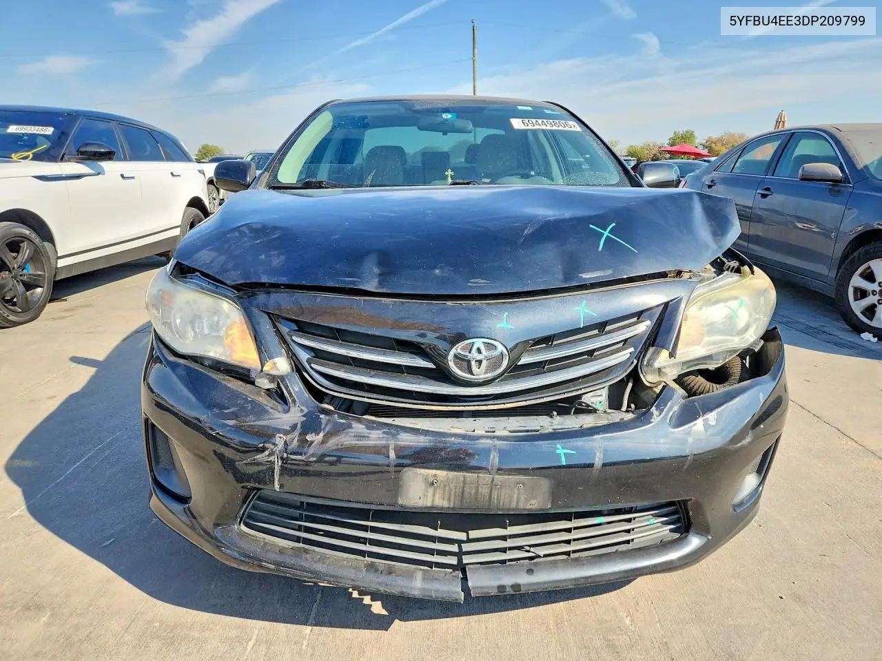 2013 TOYOTA COROLLA VIN 5YFBU4EE3DP209799 — фото 5