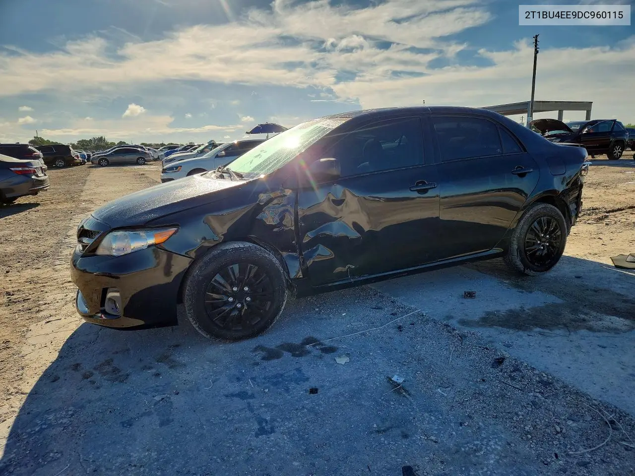 TOYOTA COROLLA 2013, VIN 2T1BU4EE9DC960115