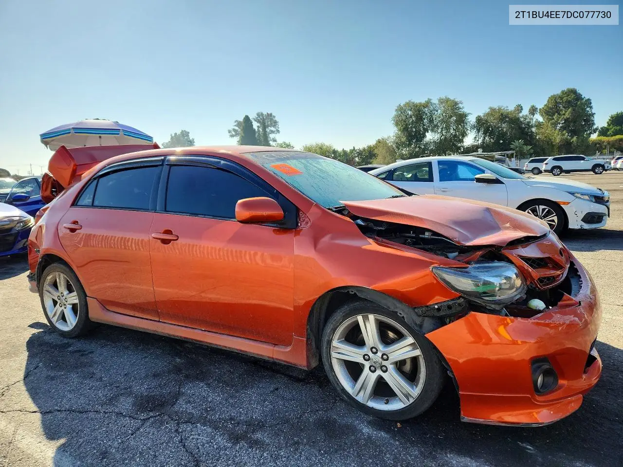 2013 TOYOTA COROLLA VIN 2T1BU4EE7DC077730 — фото 4