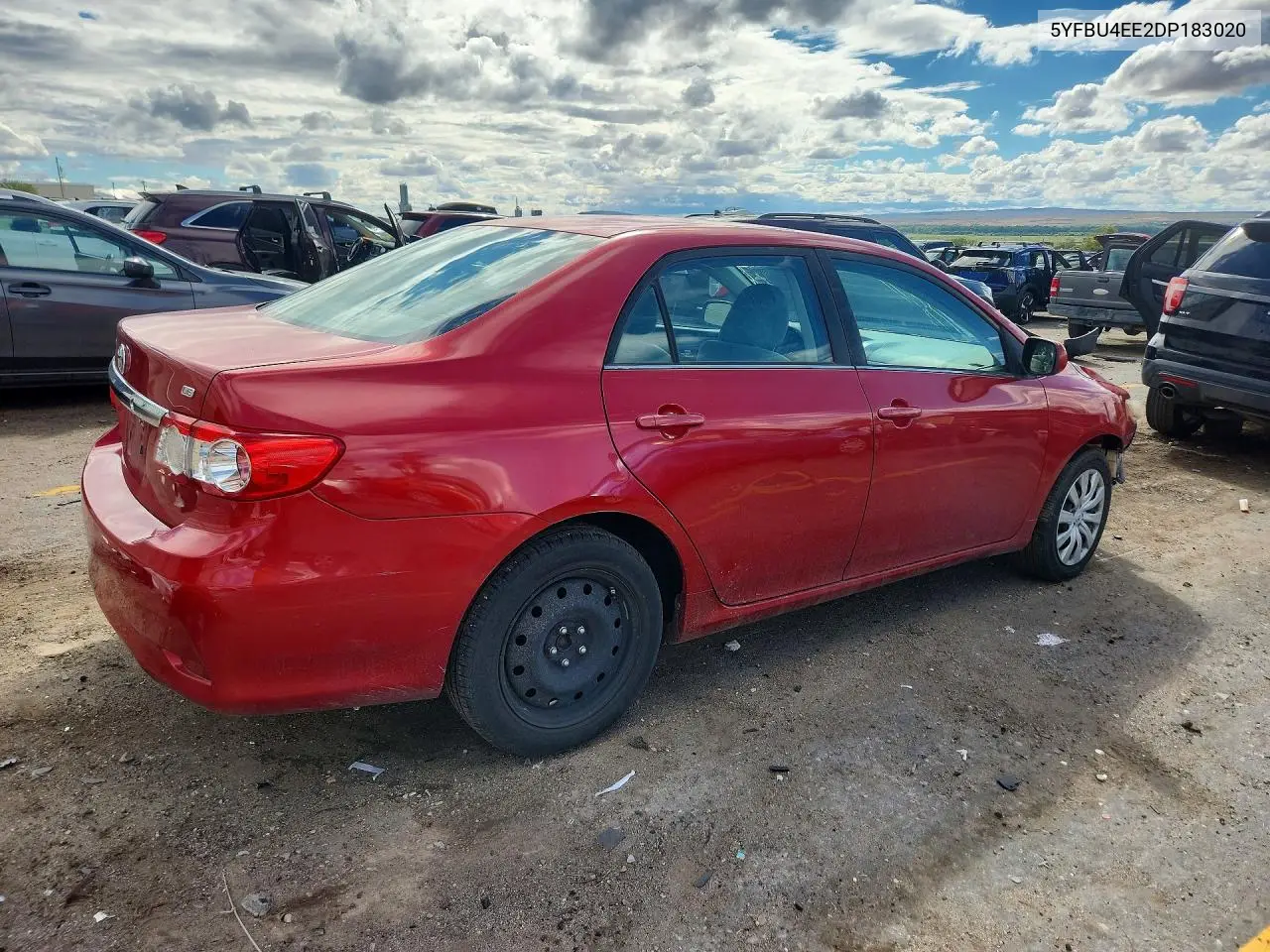 2013 TOYOTA COROLLA VIN 5YFBU4EE2DP183020 — фото 3